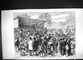 Antique Print 1871 Mr Gladstone Visit Greenwich Hustings Government Speech 19th
