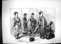 Original Old Antique Print 1871 Japanese Ladies Toilette Japan Costumes 19th