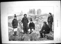 Old 1875 Arctic Expedition English Sailors Fraternising Esquimaux God Victorian