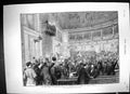 Old Print 1873 Spain Proclaiming Republic Cortes Madrid Spain Government 19th