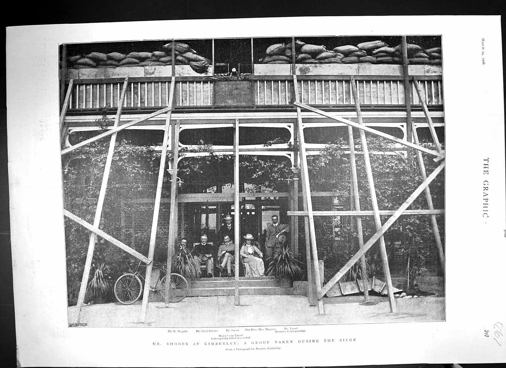 Old 1900 Mr Rhodes Kimberley Maguire Smart Luard Scott-Turner Reuters Victorian