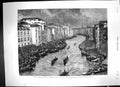 Old 1881 Geographical Congress Venice Regatta Grand Canal Boats Italy Victorian