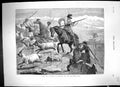 Antique Old Print 1878 Scene Khyber Pass Mountains Goat Horses Men Weapons 19th