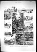 Old 1881 Bowen Queensland Australia Milking Glencoe Cooke'S Hotel Pre Victorian