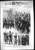 Old 1881 Mr Bradlaugh House Commons Lobby Palace Yard Policemen Denni Victorian