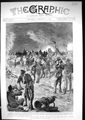 Old Print 1894 Meeting Major Forbes Selous Buluwayo War Siers Rhodes Jam 19th