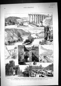 Old 1875 Railway Route Scotland Appleby Smardale Eden Carlisle Settle Victorian
