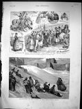 Old 1888 Tobogganing Slopes Castle Hill Dover Pantomime Troop Ship Cr Victorian