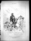 Old Print 1875 Anniversary Balaklava Charge War Sier Horse George Thomas 19th