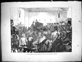 Old Print 1871 Penny Reading Quarters 91St Highlanders Aldershot Siers W 19th