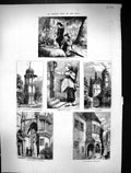 Old 1871 Church Porch Kitzengen Rathhaus Dettelbach Marktbreit Mainbe Victorian