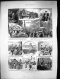 Old 1886 British Association Birmingham Bingley Hall Dawson Burma War Victorian