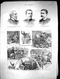 Old 1886 Outpost Work Burma Busk Surgeon Huyshe Viceroy Ireland War S Victorian