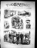 Old 1875 India Burmah Children Smoking Romance Beautiful Women House Victorian
