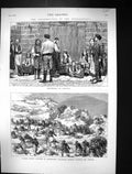 Old 1875 Insurrection Herzegovina Refugees Ragusa Turkish Montenegrin Victorian