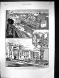 Old 1881 Volunteer Review Windsor Castle Guard Room Queen England Lon Victorian