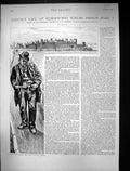 Antique Print 1889 Convict Life Wormwood Scrubs Prison Gaol-Bird Returning 19th