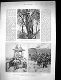 Old 1894 Major Forbes Column Shangani River Sentry Garrison Mashonala Victorian