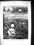 Old 1881 Middlesbrough Eston Works Carl Bolckow Thomas Gilchrist Proc Victorian