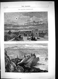 Old 1871 Eclipse Expedition Xeres American Ship Wreck Psyche Astronom Victorian