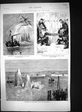Old 1871 Siege Operations Chatham Submarine Mines Gillingham Royal En Victorian