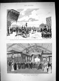 Old 1889 Paris Exhibition President Carnot Chateau Versailles Centena Victorian