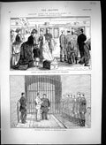 Old 1873 Prison Life England Convicts York Station Train Portsmouth P Victorian