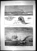 Old 1878 Portsmouth Yarrow Torpedo Boats Euphrates Glatton Victoria A Victorian
