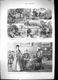 Old 1886 Highgate Woods Carting Faggots Muswell Alexandra Palace Ladi Victorian
