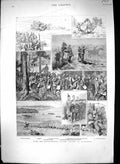 Antique Print 1886 Experimental Flying Column Aldershot Scotia-Cum-Minerva S