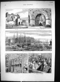 Old 1874 Piel Castle Doorway Furness Abbey Devonshire Dock Ships Thea Victorian