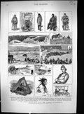 Old 1881 Marquis Lorne Canada Black Bear Indian Fort Qu'Appelle Chief Victorian