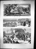 Old 1881 Swansea Singleton Abbey Vivian Chippeway Indians Sioux Dance Victorian