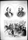 Old 1871 Staff Officers Paris Commune Julius Benedict George Elvey Po Victorian