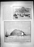 Old 1902 Royal Yacht Victoria Albert Ailsa Craig Crescent Pinnace Bro 20th