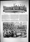 Old 1880 Egypt Khedive Mansourah Womens Suffrage Demonstration James' Victorian