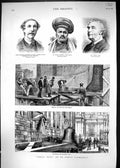 Old 1882 Great Paul Bell Cathedral Laffan Bermudas Chiplunkur Harry H Victorian
