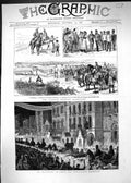 Old 1881 Gladstone Leeds Austrian Military Manoeuvres Emperor Miscolc Victorian