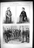 Old 1873 Anglo-Moorish Marriage Hadj Prince Wazzam Morocco General Si Victorian