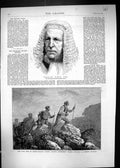 Old 1875 William Field Judge Civil War Spain Peasant Alphonsist Carli Victorian