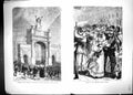 Old 1871 Triumphal Arch Frankfort Reception Emperor Landwehr Guard Be Victorian