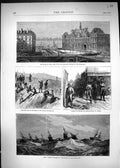 Old 1871 Hotel Ville Paris Insurgents Ship Serapis Picket Boulevard S Victorian