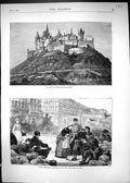 Old 1871 Castle Hohenzollern Swabia Women Supplying Refreshments Barr Victorian