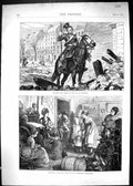 Old 1871 Paris Uhlan Arc De Triomphe French Peasantry Charitable Masq Victorian
