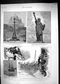 Old 1886 Ship Leander Japan Sun Fish Glory Russo-Turkish War Statue L Victorian