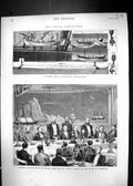 Old 1875 Patent Boat Lowering Apparatus Arctic Captain Nares Mayor Po Victorian