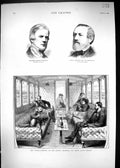 Old 1873 Professor Richard Partridge Count Bernstorff Saloon Carriage Victorian