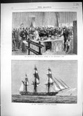 Old 1873 Ship Northfleet Dungeness Deputies Versailles Assembly Refre Victorian
