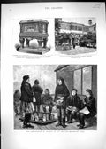 Old 1886 Employment Women Pit Mouths British Consulate Damascus Batte Victorian