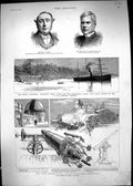 Old 1888 Latham Rev. Walsham How Ship Shamrock P And O Rosetts Lick O Victorian